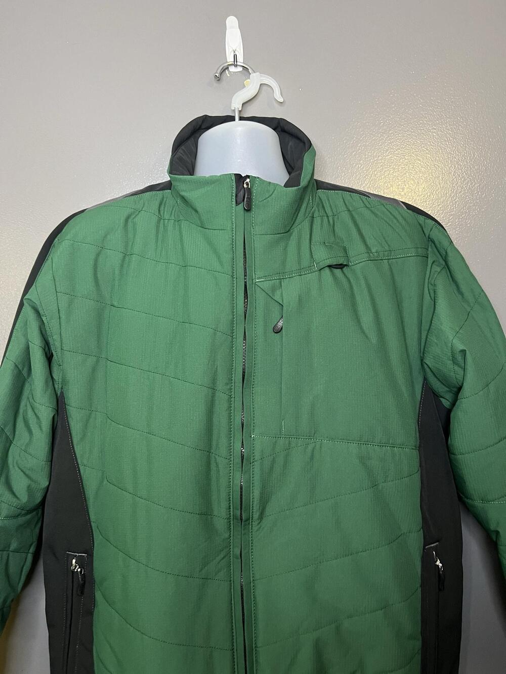 Mascot Jacket Mens XL Green Erding Thermal Full Zip Insulated Workwear Hiking